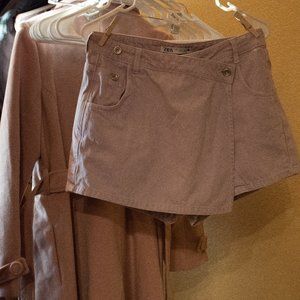 ZARA | (USED) LILAC JEAN SKORT